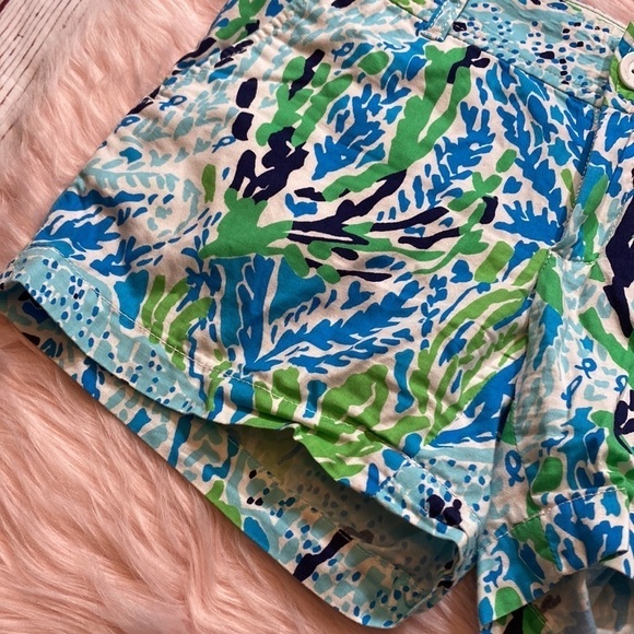 Lilly Pulitzer The Callahan Shorts in Let’s Cha Cha Blue sz 2 - Picture 6 of 11